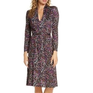 FCUK Frances Meadow Jersey Long Sleeve Dress